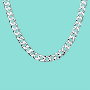 925 Silver Matte Beads Necklace Multi-line Chain Wedding Jewelry