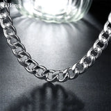 925 Silver Matte Beads Necklace Multi-line Chain Wedding Jewelry