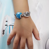 925 Sterling Silver Snail Castle Charm Bead for European Jewelry