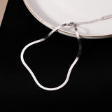 925 Silver Snake Bone Anklet Summer Tide Cold Wind Women Sexy Foot Chain