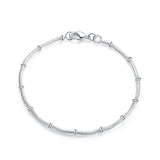925 Silver Snake Bone Chain Bracelet Women Party Jewelry