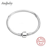 925 Silver Snake Chain Bangles & Bracelets Charm Jewelry