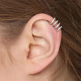 925 Silver Snake Clip Earrings Jewelry Women Accessories