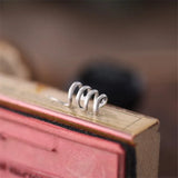 925 Silver Snake Clip Earrings Jewelry Women Accessories