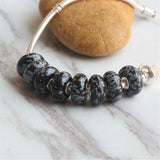 925 Silver Snowflake Charm Bead for Bracelet