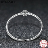925 Silver Snowflake Bracelet for Women Unique DIY Charms