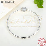 925 Silver Snowflake Bracelet for Women Unique DIY Charms