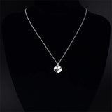 925 Sterling Silver Solid Charm Necklace Women's Jewelry