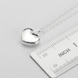 925 Sterling Silver Solid Charm Necklace Women's Jewelry