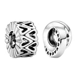 925 Sterling Silver Spacer Charms Beads For Bracelets - DIY Jewelry Making