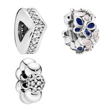 925 Sterling Silver Spacer Charms Beads For Bracelets - DIY Jewelry Making