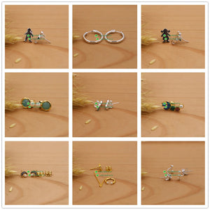 925 Silver Spanish Bear Women's Earrings