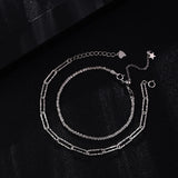 925 Silver Sparkling Chain Bracelet for Women