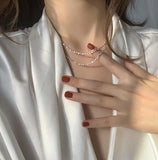 925 Silver Choker Necklace Sparkle