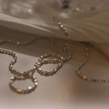 925 Silver Choker Necklace Sparkle