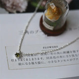 925 Silver Sparkling Choker Necklace Zircon Fine Jewelry