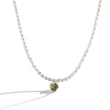 925 Silver Sparkling Choker Necklace Zircon Fine Jewelry