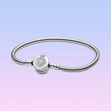 925 Silver Crown O Chain Bracelet for Women Birthday