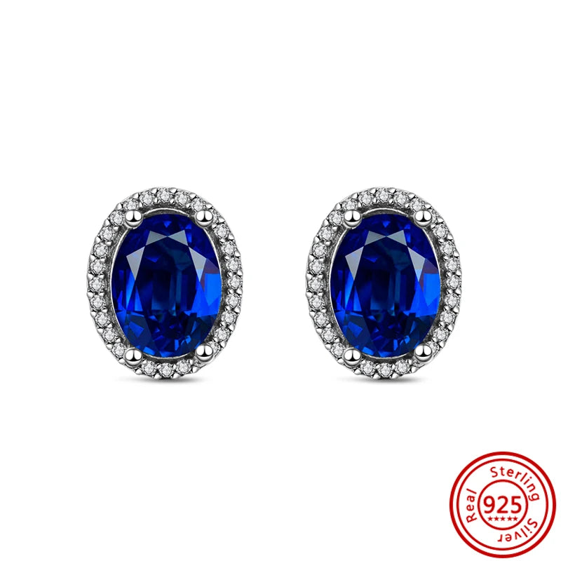 925 Silver Sparkling Earrings Pav? Zircon Sweet Stud Earrings For Women