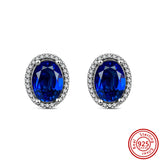 925 Silver Sparkling Earrings Pav? Zircon Sweet Stud Earrings For Women