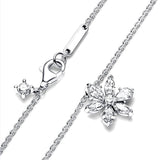 925 Sterling Silver Herbarium Cluster Necklace for Women