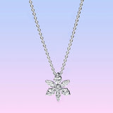 925 Sterling Silver Herbarium Cluster Necklace for Women