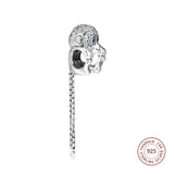 925 Silver Monkey Animal Beads for Bracelet DIY Jewelry Making
