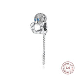 925 Silver Monkey Animal Beads for Bracelet DIY Jewelry Making