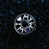 925 Silver Paw Print Ocean Mosaic Ball Charm DIY Beads
