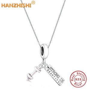 925 Silver Sports Equipment Pendant Necklace Anniversary Birthday