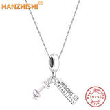 925 Silver Sports Equipment Pendant Necklace Anniversary Birthday