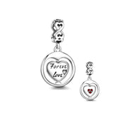 925 Silver Daisy Flower Heart Bead for Bracelet Women Charms