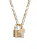 925 Sterling Silver Butterfly Love Lock Pan Necklace DIY