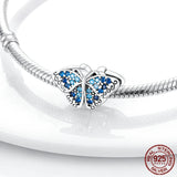 925 Silver Spring Flower Dangle Charm Beads for Bracelet