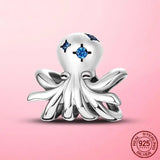 925 Silver Spring Flower Dangle Charm Beads for Bracelet