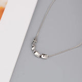 925 Silver Square Ball Choker Necklace For Women Fine Jewelry