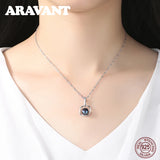 925 Silver Natural Pearl Pendant Necklace for Women