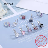 925 Silver Square Zircon Earring for Women