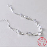 925 Silver Star Bracelets Double Layer Chain Bracelet For Women