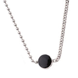 925 Silver Star Chain Choker Necklace Retro Vintage Fine Jewelry