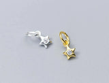 925 Silver Star Charm With Zircon Pendant DIY Jewelry Making Earrings