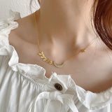 925 Silver Star & Moon Necklace Set - Zircon Pendant Jewelry Gift