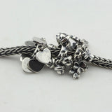 925 Sterling Silver Star Spacer Beads Charms for European Bracelet Jewelry