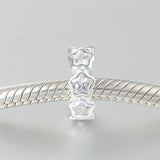 925 Silver Star Spacer Beads for European Bracelets