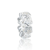 925 Silver Star Spacer Beads for European Bracelets