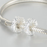 925 Silver Star Spacer Beads for European Bracelets