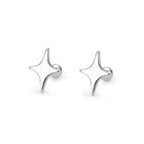 925 Silver Star Stud Earrings Small Simple Jewelry