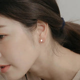 925 Silver Star Stud Earrings Small Simple Jewelry