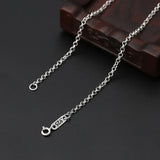 925 Silver Star Wings Round Chain Choker Necklace for Women