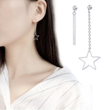 925 Silver Geometric Statement Earrings for Women